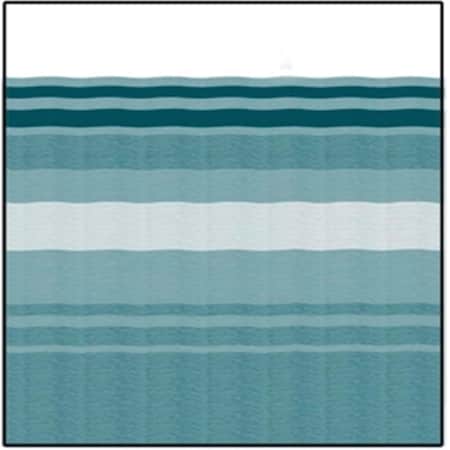 Carefree 19 ft. 2 in. Teal Dune Stripe White Weatherguard C6F-JU208C00